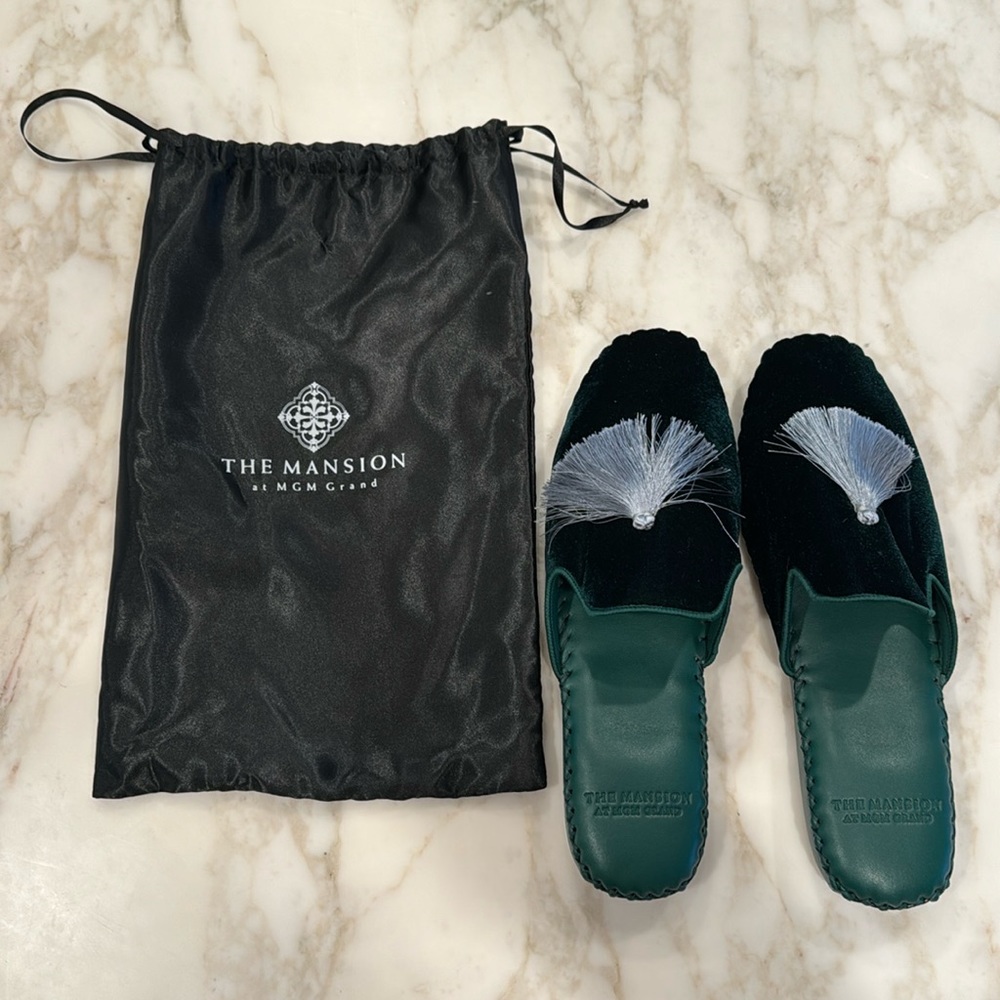 Women’s Velvet Slippers- The Mansion at MGM Grand